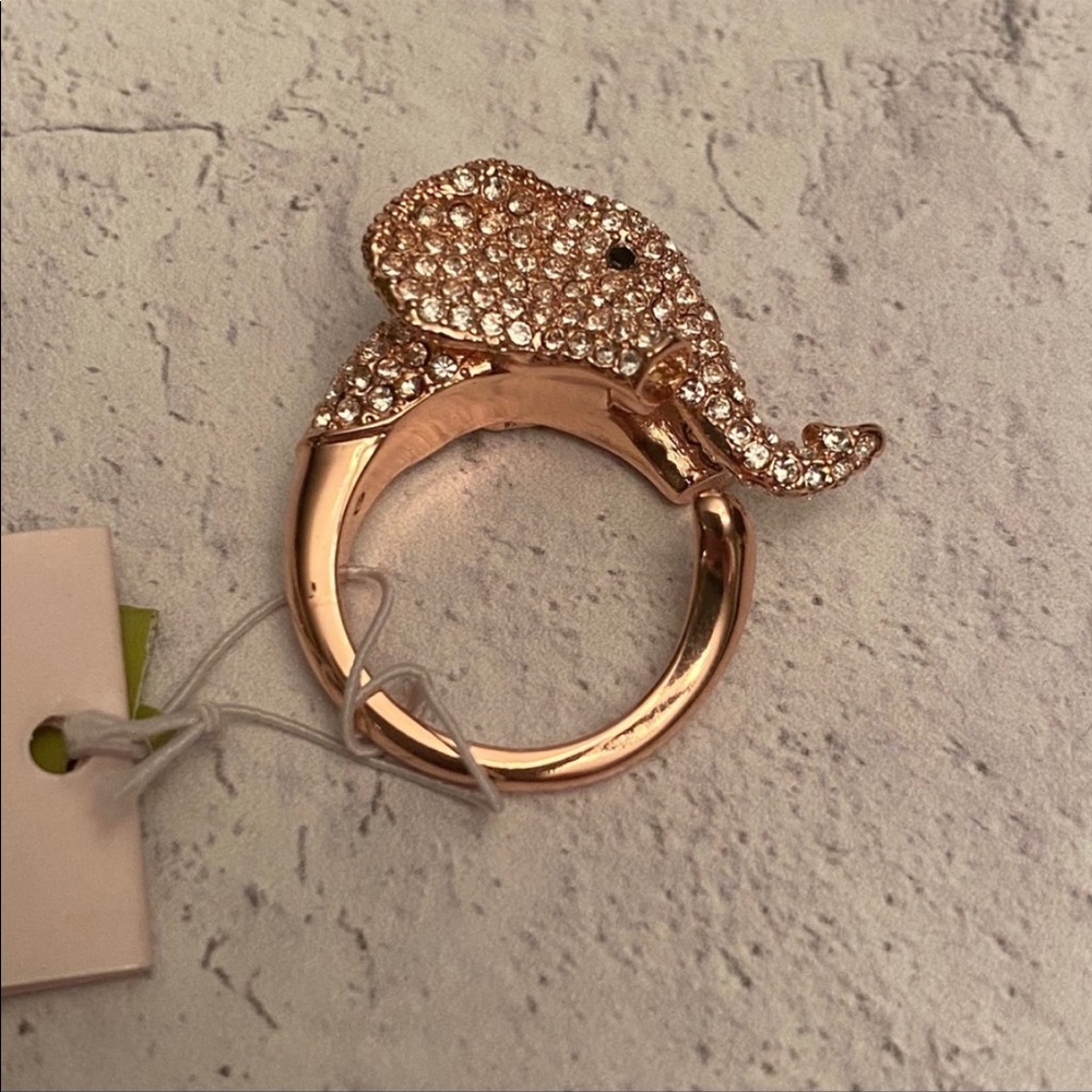 Kate Spade Things We Love Elephant Ring Size 7